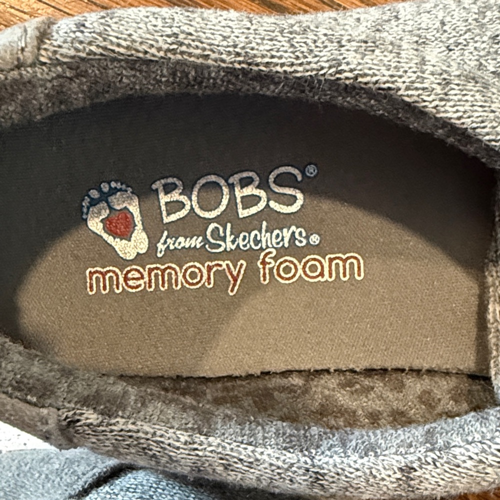 Bobs from Sketchers Skipper Beach Camp Sneakers in Gray/Black Size 8.5 - Picture 7 of 8